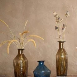 Nkuku Zaani Indigo Glass Vase Small