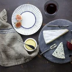 Nkuku Set of 4 Brushed Silver Cheese Knives