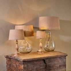 Nkuku Small Natural Dia Jute Lampshade