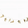Nkuku Tabwa Brass Mixed Leaf Garland