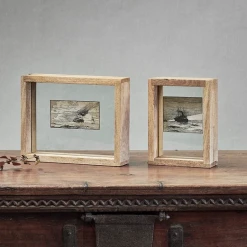 Nkuku Indu Standing Wooden Frame - Mango Wood