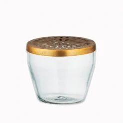 Nkuku Ramla Vase With Lid - Tapered