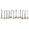 Nkuku Dew Drop Baubles - Antique Gold - Set of 12