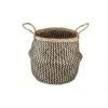 Nkuku Small Ekuri Basket - Black & Natural