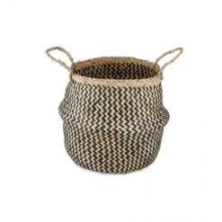Nkuku Small Ekuri Basket - Black & Natural