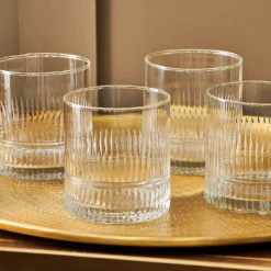 Nkuku Clear Mila Tumbler Glasses - Set of 4