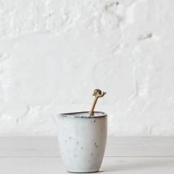 Nkuku Antique Brass Snail Spoon