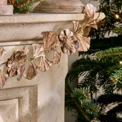 Nkuku Khamila Brass Leaf Garland