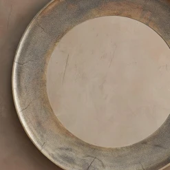 Nkuku Yakira Anitque Brass Mirror Large