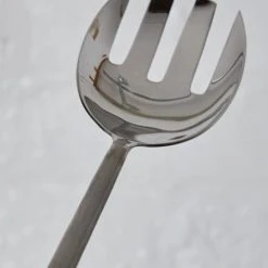 Nkuku Salad Servers Sirkali Silver