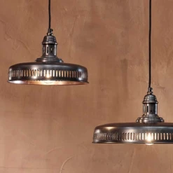 Nkuku Gabra Flat Pendant Small