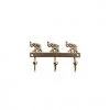 Nkuku Elephant Brass Wall Hooks