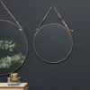 Nkuku Kiko Brass Round Mirror