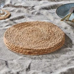 Nkuku Natural Braided Hemp Tablemat