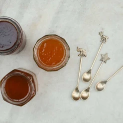 Nkuku Star Brass Teaspoon - Set of 2 Gift Set