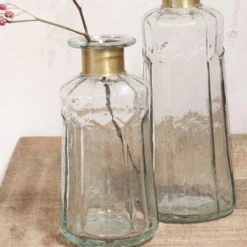 Nkuku Large Chara Hammered Bottle Decorative - Handcrafted Home Decor for Modern Living Spaces 3 Nkuku Large Chara Hammered Bottle Decorative