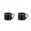 Nkuku Datia Small Mug Black Set Of Two