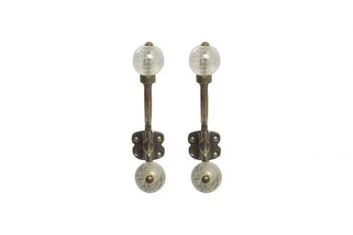 Nkuku Metal and Glass Duka Hanger - Stylish Room Decor for Modern Homes 1 Nkuku Metal and Glass Duka Hanger