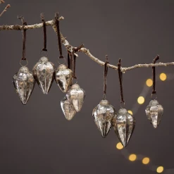 Nkuku Large Oiled Antique Khutu Baubles Set of 4