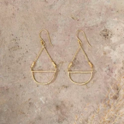 Nkuku Nuba Gold Earrings
