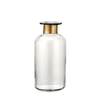 Nkuku Chara Hammered Bottle Vase - Large | Handcrafted Home Decor Vase for Modern & Rustic Interiors 1 Nkuku Chara Hammered Bottle Vase - Large