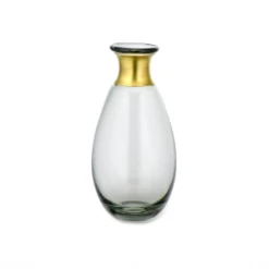 Nkuku Large Smoke Miza Mini Glass Vase