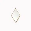 Nkuku Small Brass Crystal Diamond Kiko Frame
