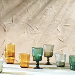 Nkuku Amber Fali Tumblers Set Of 4