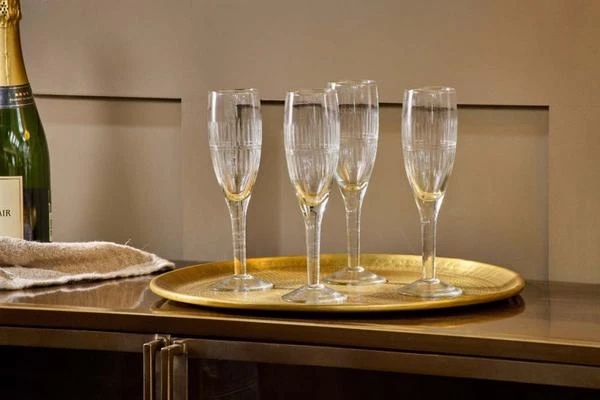 Nkuku Mila Tall Champagne Glass - Elegant Drinkware for Special Occasions 1 Nkuku Mila Tall Champagne Glass