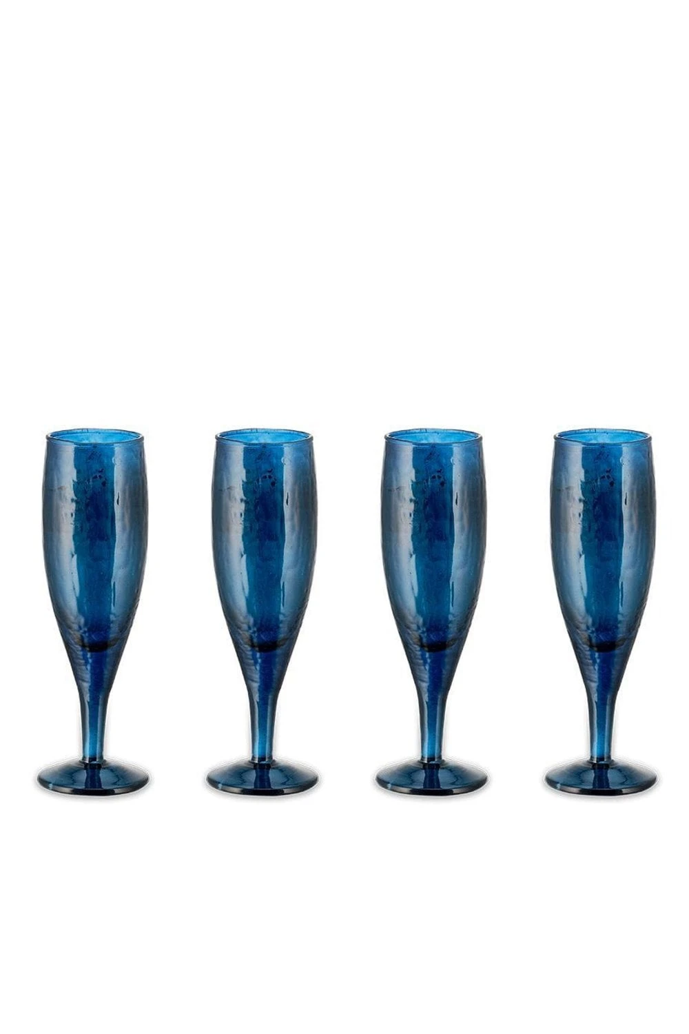 Nkuku Yala Hammered Champagne Glass Set Of 4 - Elegant Drinkware for Special Occasions 2 Nkuku Yala Hammered Champagne Glass Set Of 4