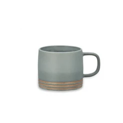 Nkuku Enesta Line Mug In Dusty Blue