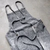 Nkuku Abeto Apron In Washed Grey