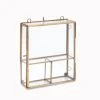 Nkuku Brass Glass Kiko Photo Box