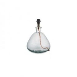 Nkuku Baba Glass Lamp - Clear Glass