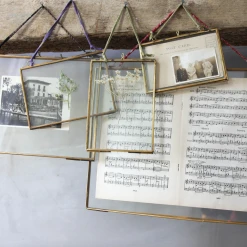 Nkuku Brass Kiko Photo Frame