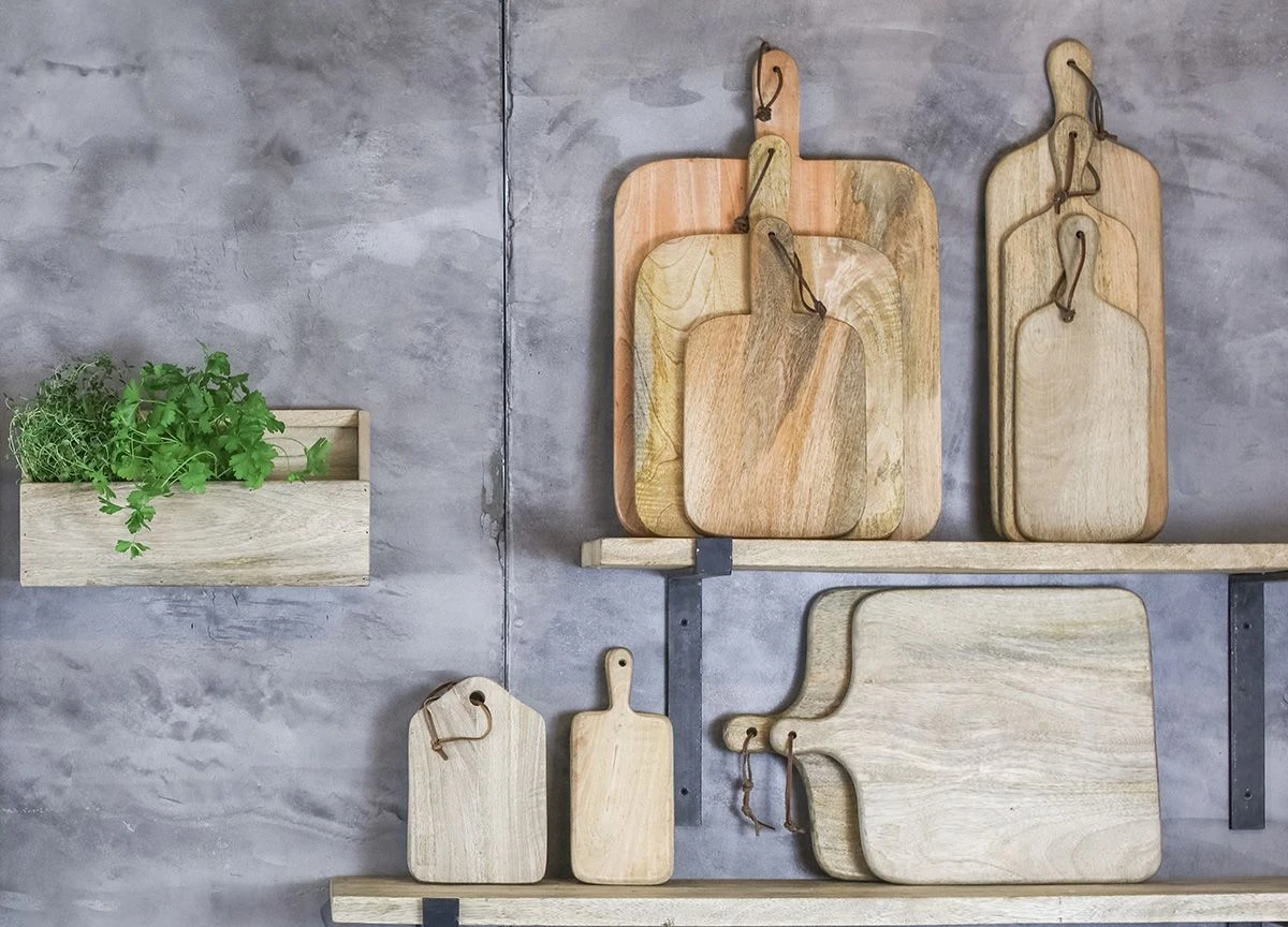 Nkuku Large Wooden Niju Chopping Board - Durable & Eco-Friendly Kitchen Essential 2 Nkuku Large Wooden Niju Chopping Board