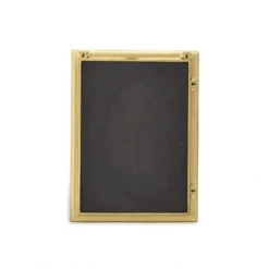 Nkuku Yadur Rectangular Mirror Antique Brass Small