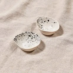 Nkuku Set of 2 Ama Splatter Dipping Bowls