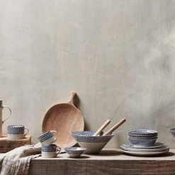 Nkuku Indigo Drop Cereal Bowl