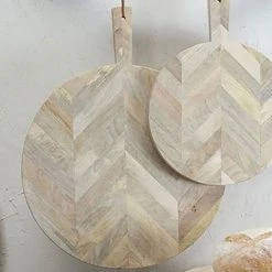 Nkuku NKUKU MANGO WOOD NALBARI PIZZA BOARD 64 X 53 Cm