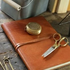 Nkuku Rustic Tanned Leather Journal