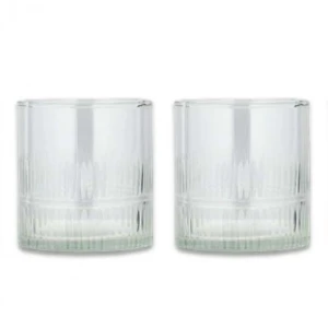 Nkuku Mila Tumbler Glass - Clear Elegant Drinkware for Home & Dining 1 Nkuku Mila Tumbler Glass In Clear