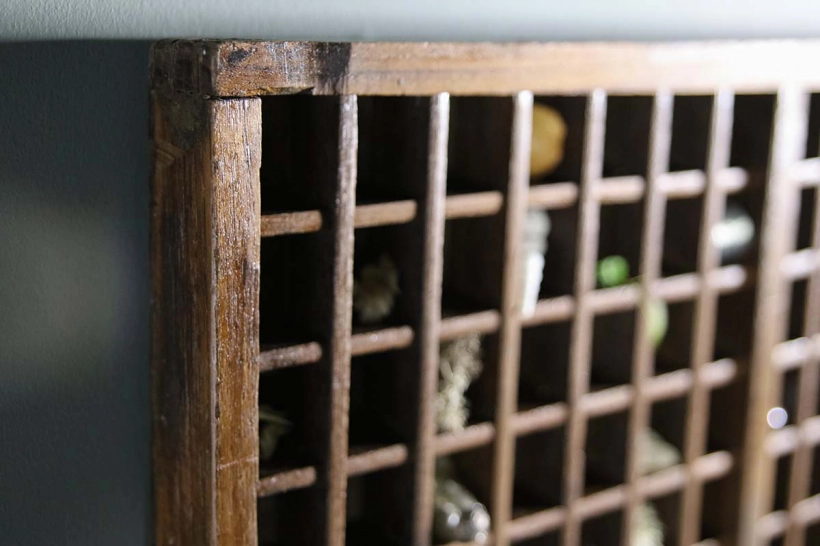 Nkuku Reclaimed Printer Draw - Rustic Wooden Shelf for Home Decor & Storage 4 Nkuku Reclaimed Printer Draw