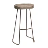 Nkuku Loko Mango Wood Stool Tall