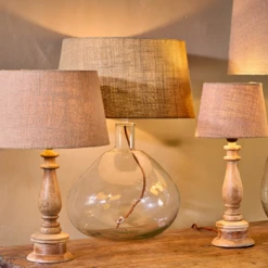 Nkuku Dia Jute Lampshade - Natural - Small