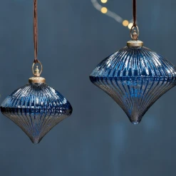 Nkuku Large Indigo Bouka Giant Bauble