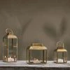 Nkuku Small Antique Brass Lantern
