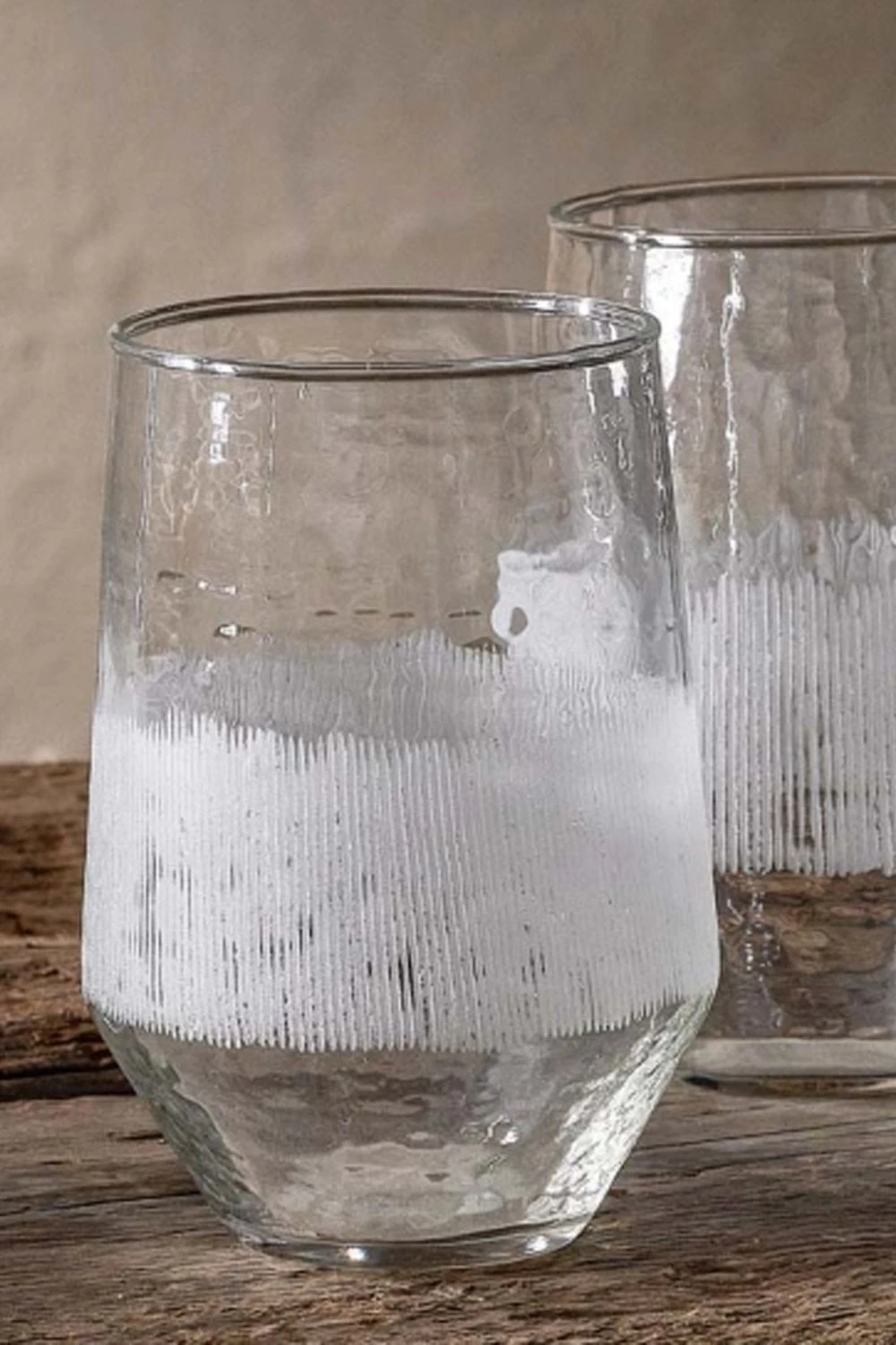 Nkuku Anara Etched Tumbler - Handcrafted Glassware for Home, Kitchen & Dining 1 Nkuku Anara Etched Tumbler