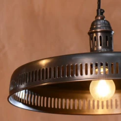 Nkuku Gabra Flat Pendant Small