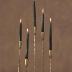 Nkuku Mbata Cluster Candleabra In Antique Brass